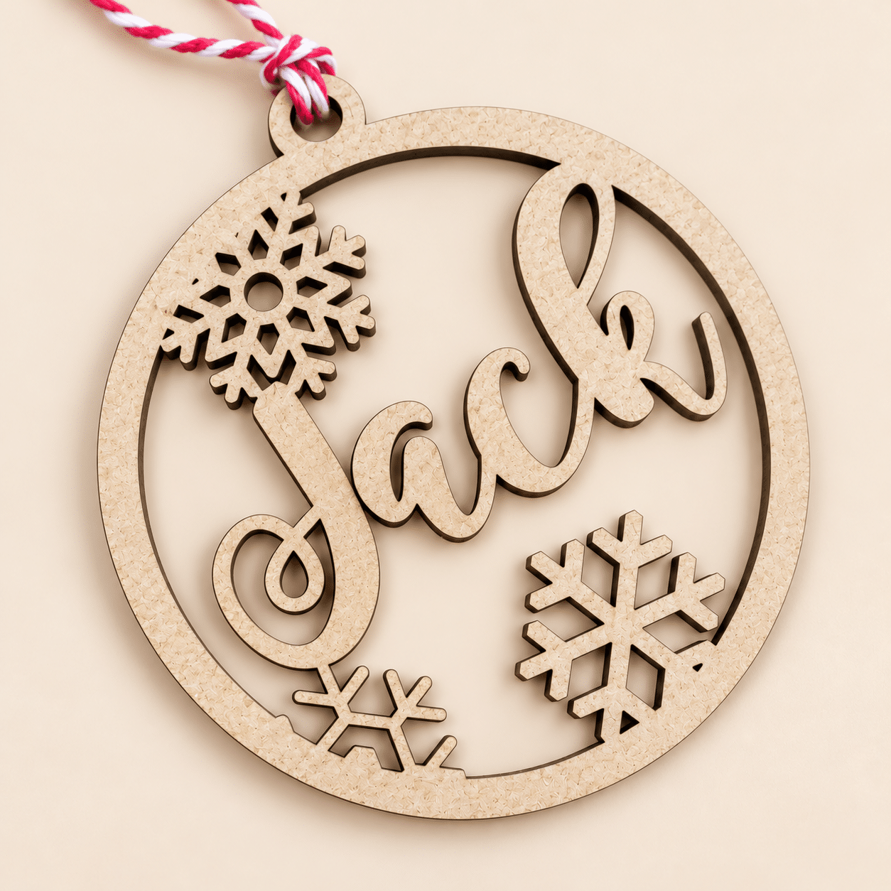 Wooden Tree Decoration Personalised - Image 4