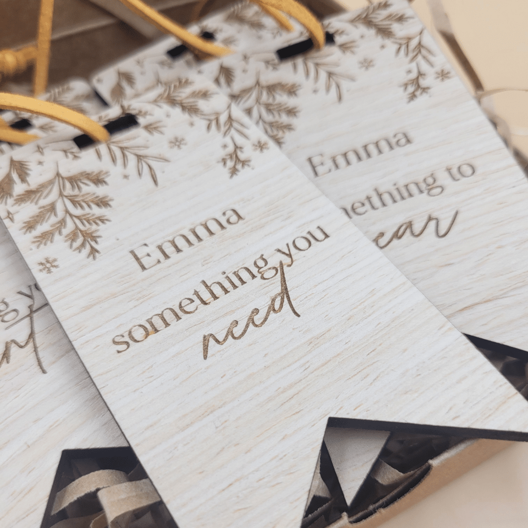 Personalised Wooden Gift Tags - Image 2