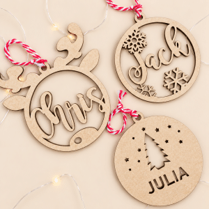 Wooden Tree Decoration Personalised