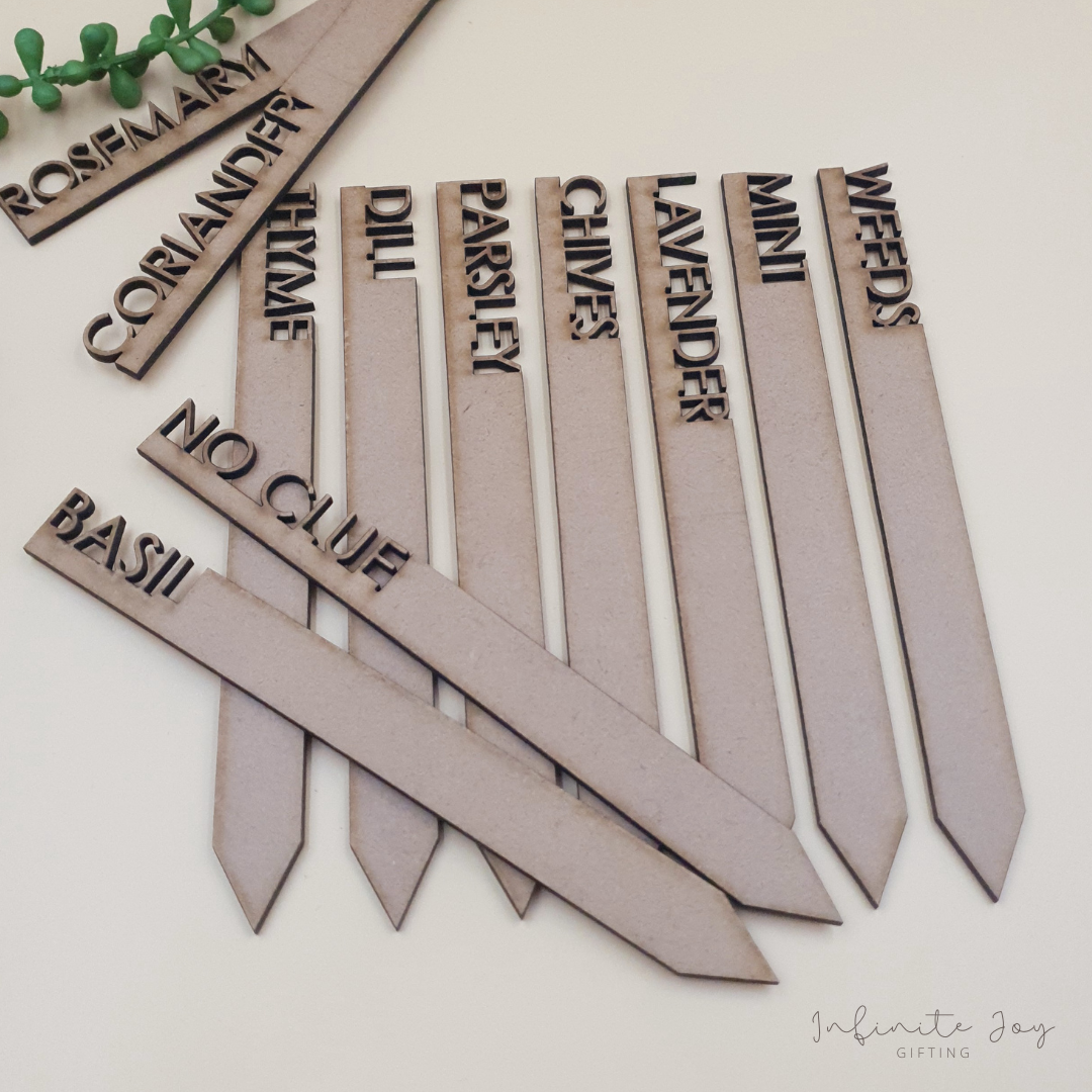 Wooden Herb Stakes
