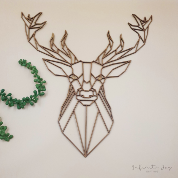 Geometric Animal Head - Deer