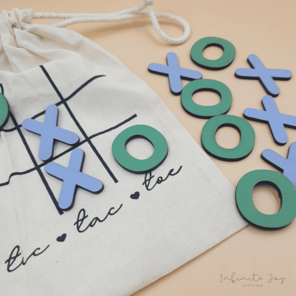 Tic Tac Toe Wooden Set - Image 2