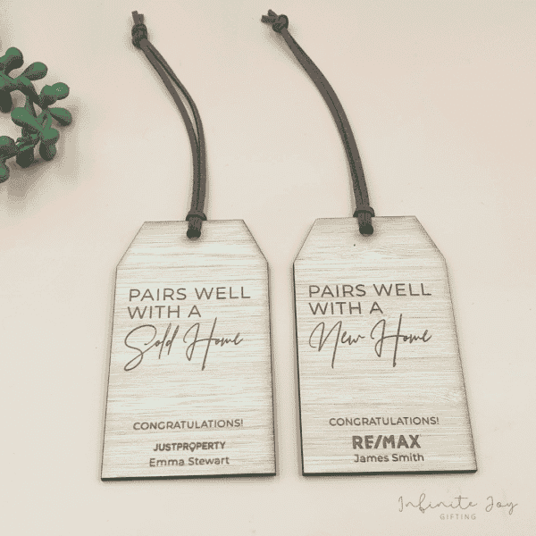 Wine with Wooden Tag - Image 4