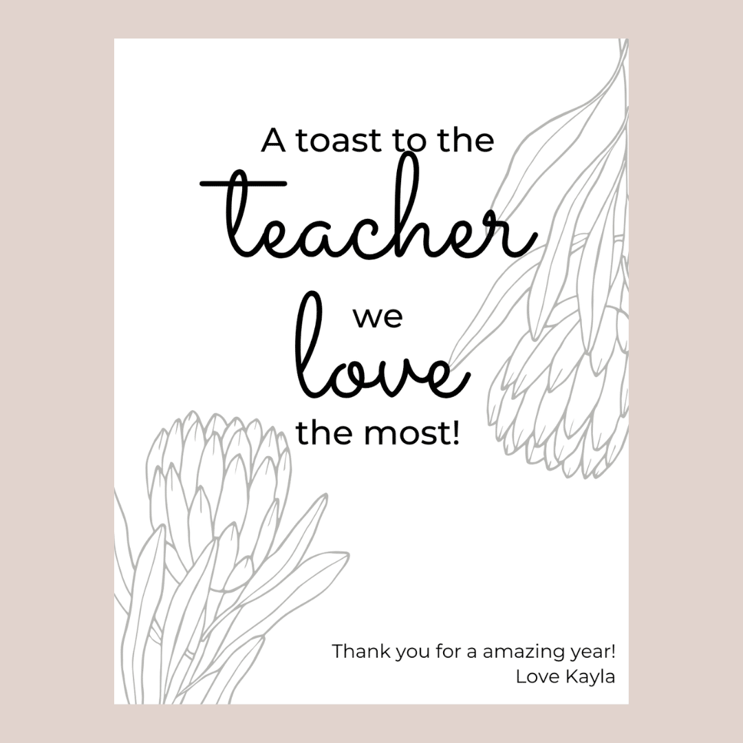 Teacher Wine Labels - Image 4