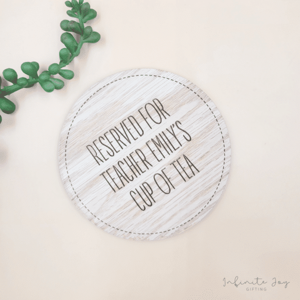 Wooden Coaster (Teacher) - Image 2