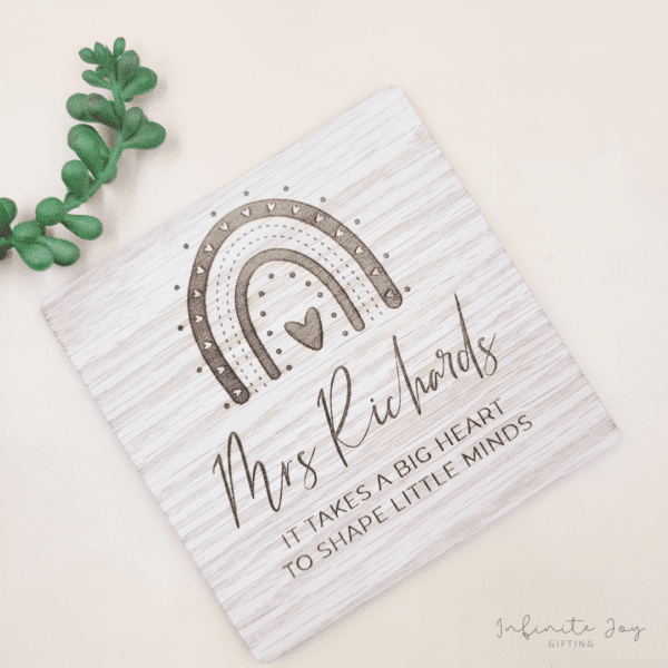 Wooden Coaster (Teacher) - Image 4