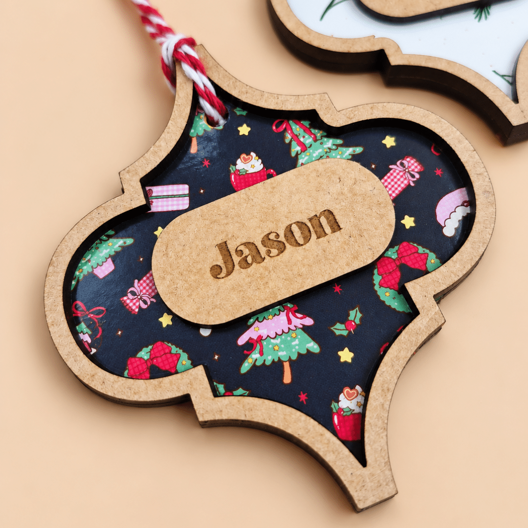 Wooden Tree Decoration Layered - Image 2