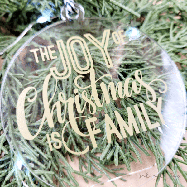 Acrylic Tree Decoration: Joy - Image 2