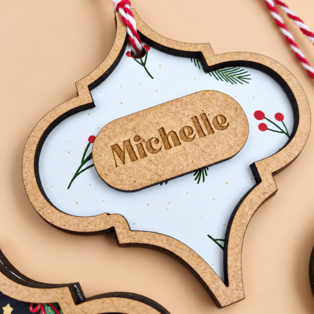 Wooden Tree Decoration Layered - Image 4