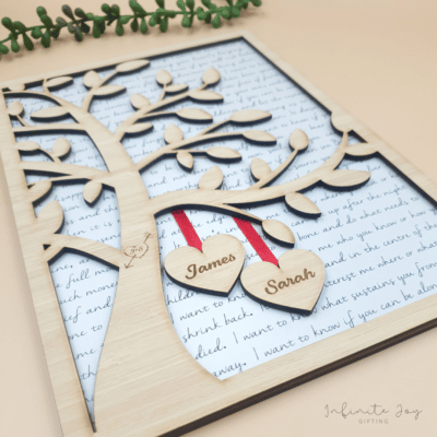 Wooden Tree Sign
