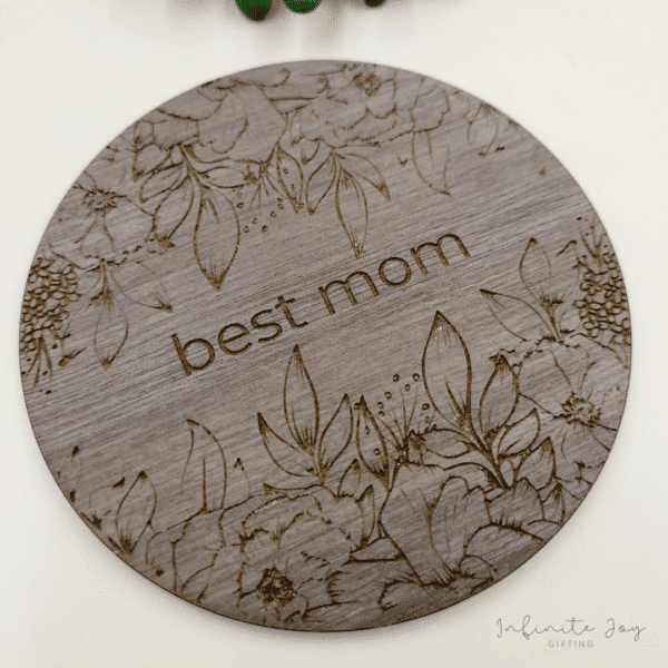 Wooden Coaster Set (Mom) - Image 2