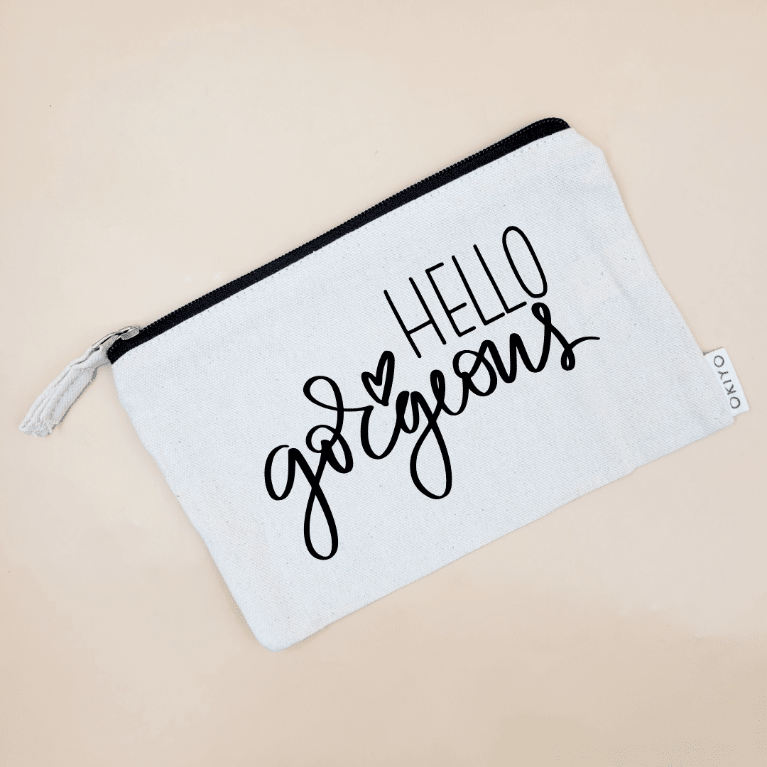 Cotton Cosmetic Bag