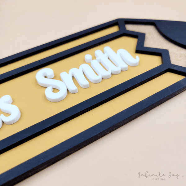 Teacher Pencil Door Sign - Image 2