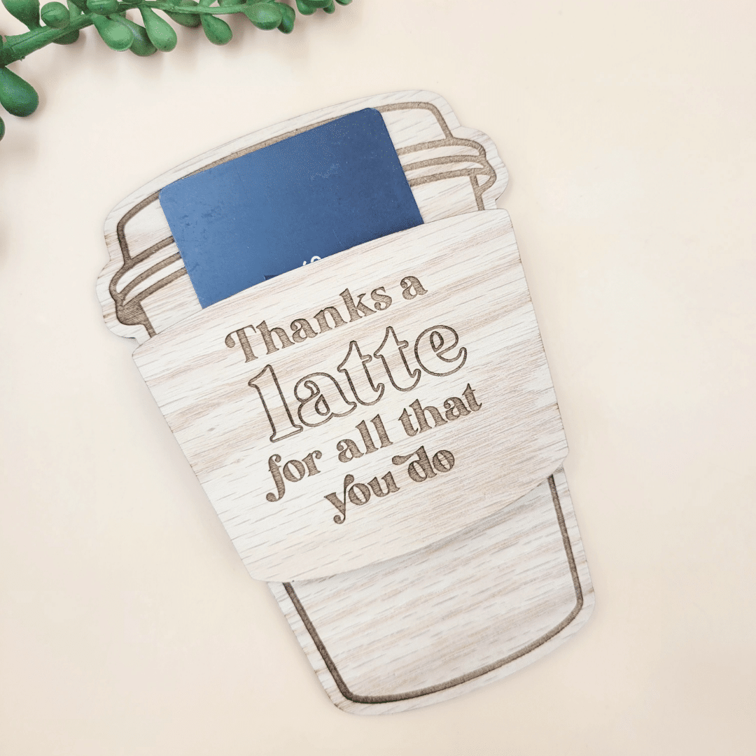 Wooden Gift Card Holder