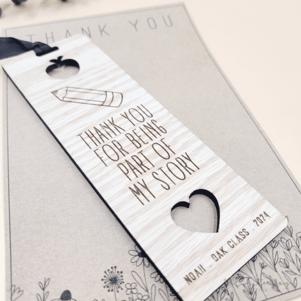 Wooden Bookmark (Teacher) - Image 4