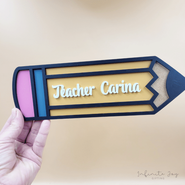 Teacher Pencil Door Sign - Image 4
