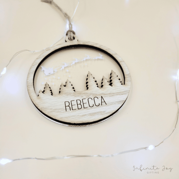 Acrylic & Wood Tree Decoration
