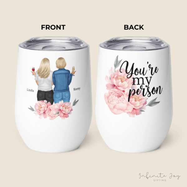 Wine / Coffee Tumbler (Besties)