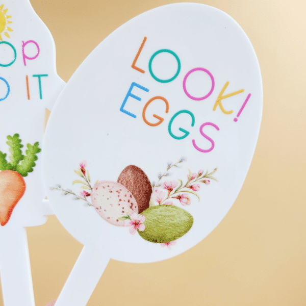 Acrylic Easter Hunt Signs - Image 5