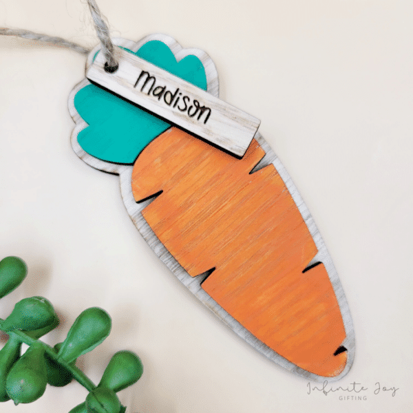 Easter Basket Tag (Carrot) - Image 2