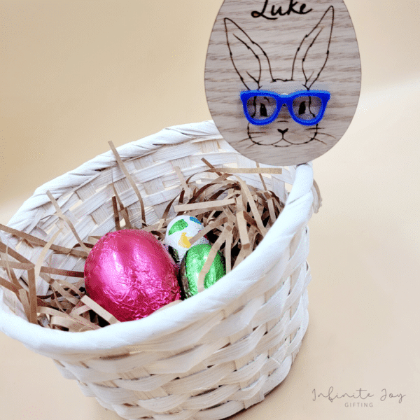 Easter Hunt Basket + Personalised Tag - Image 4