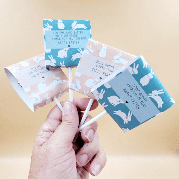 Chocolate Lolly Card (Easter)