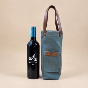 Canvas & Leather Wine Carrier