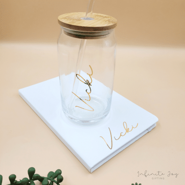 Notebook & Glass Cup Gift Set - Image 5