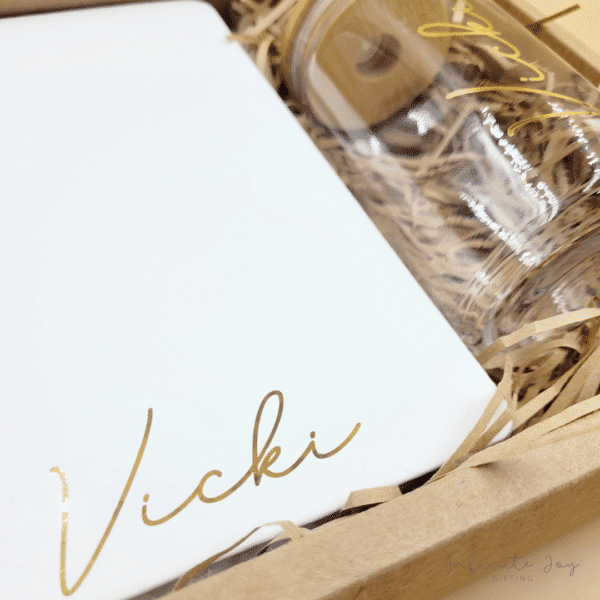 Notebook & Glass Cup Gift Set - Image 3