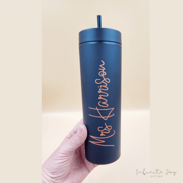 Personalised Skinny Acrylic Tumbler - Image 4