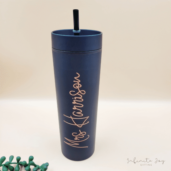 Personalised Skinny Acrylic Tumbler