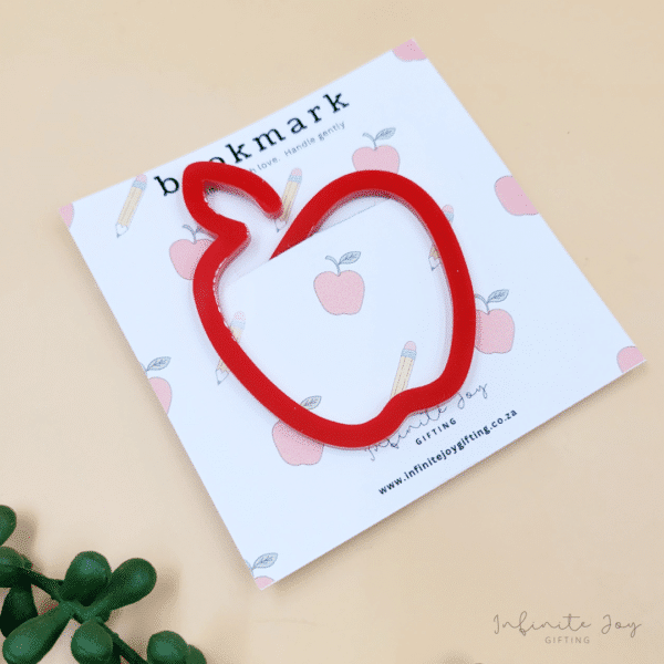 Acrylic Apple Bookmark - Image 2