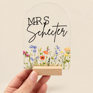 Personalised Desk Plaque