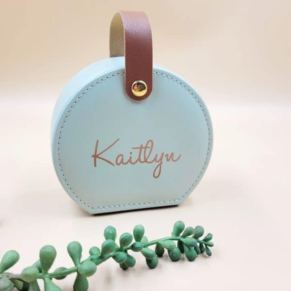 Personalised Jewellery Box (green)