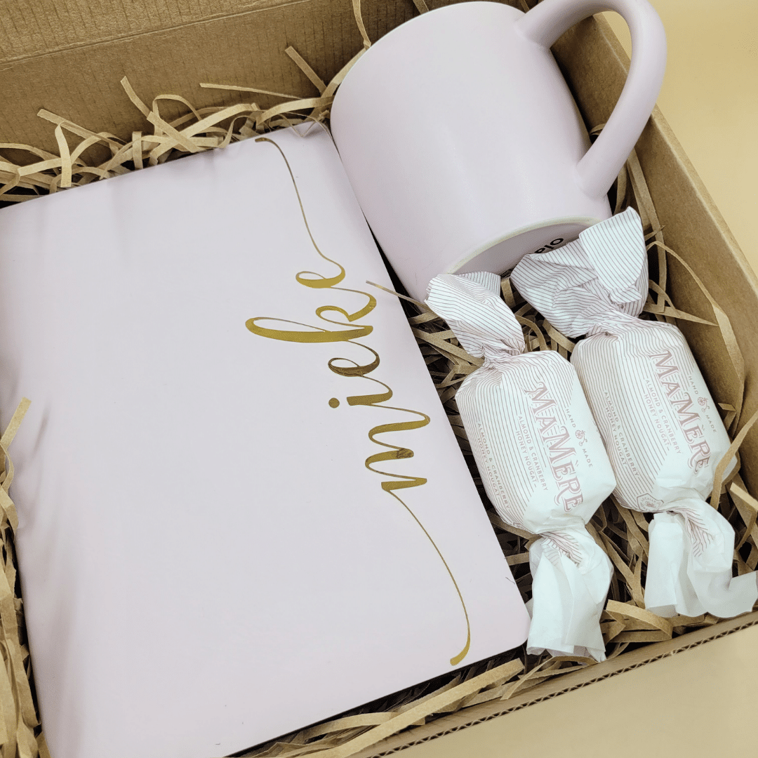 Personalised Pastel Notebook & Mug Set - Image 2