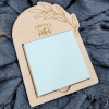 Peraonalised sticky note holder