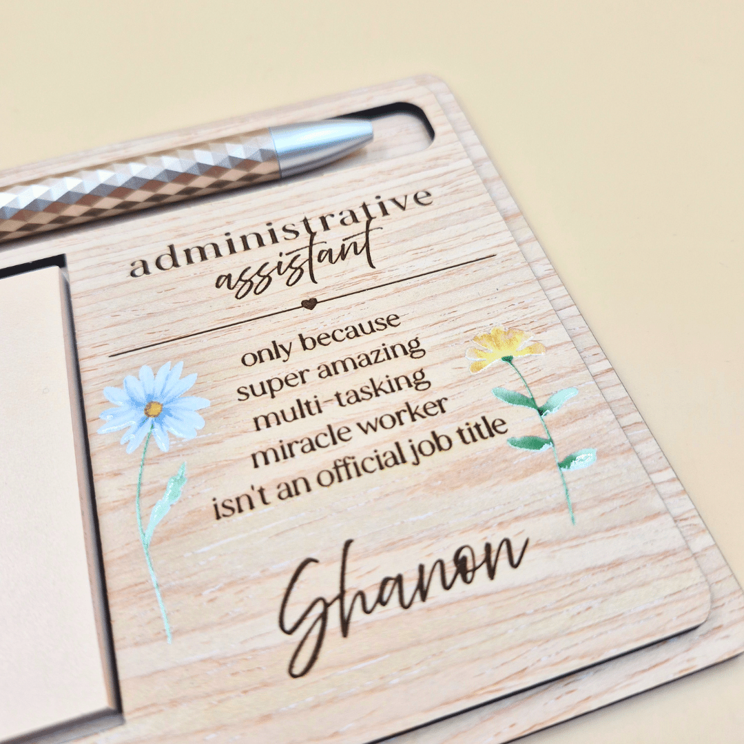 Admin Assistant Sticky Note Holder - Image 2