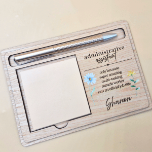 Admin Assistant Sticky Note Holder