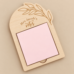 Personalised Sticky Note Holder