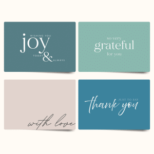 Gift Message Card
