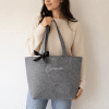 Personalised Felt Shopper