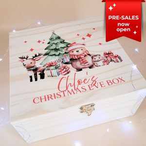 Personalilsed Wooden Christmas Eve Box