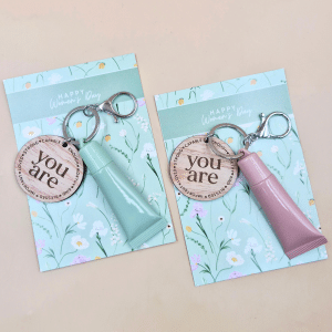 Lip Balm Keyring Gift Set