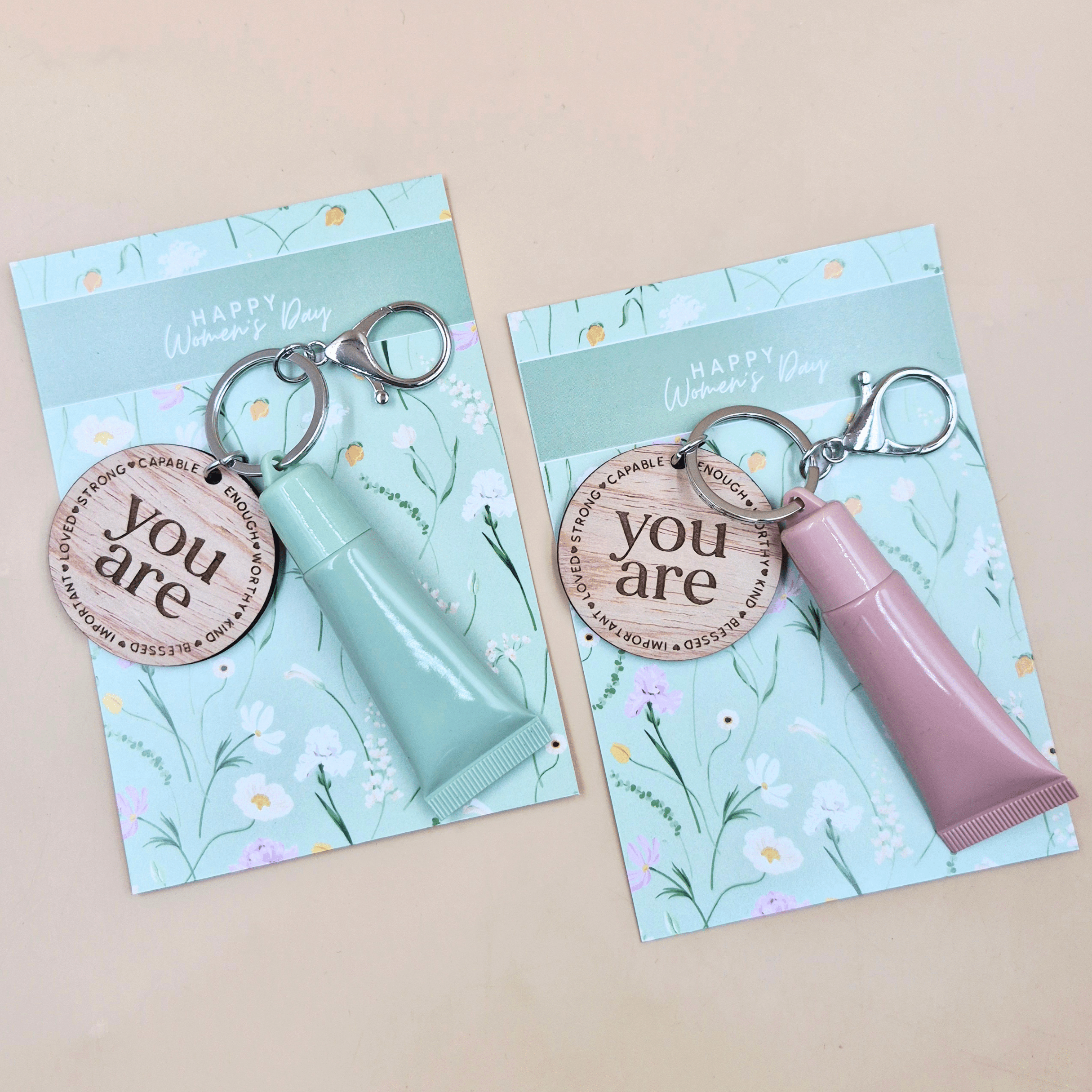 Lip Balm Keyring Gift Set