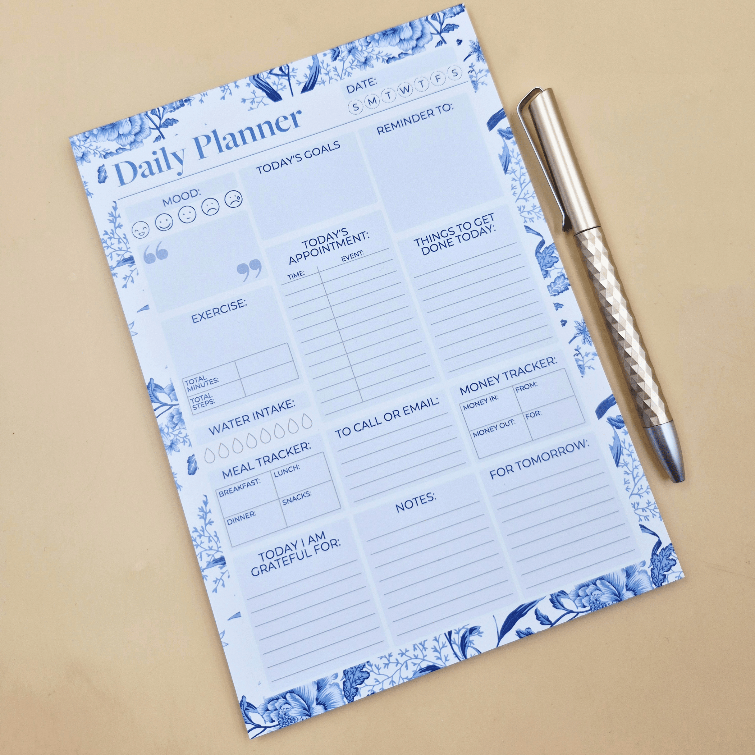 Daily Planner Notepad