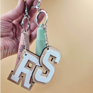Lip Balm Letter Keyring